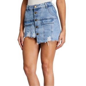 ANTHROPOLOGIE x RAGA desiree denim skort